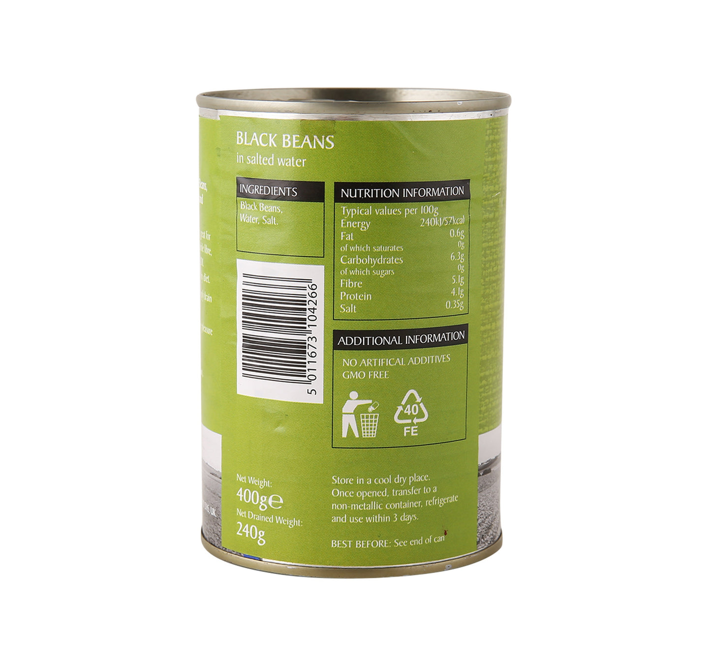 Epicure Black Beans 400 g