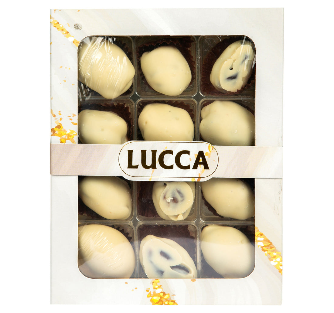 Lucca White Chocolate Coated Dates 200 g