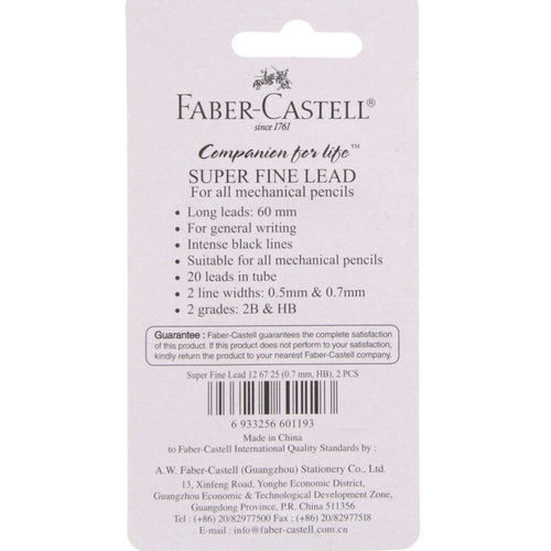 Faber-Castell Super Fine Pencil Lead 0.7 HB FCC126725