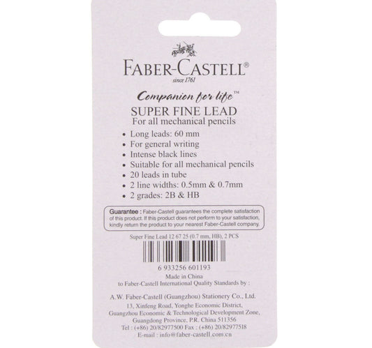 Faber-Castell Super Fine Pencil Lead 0.7 HB FCC126725