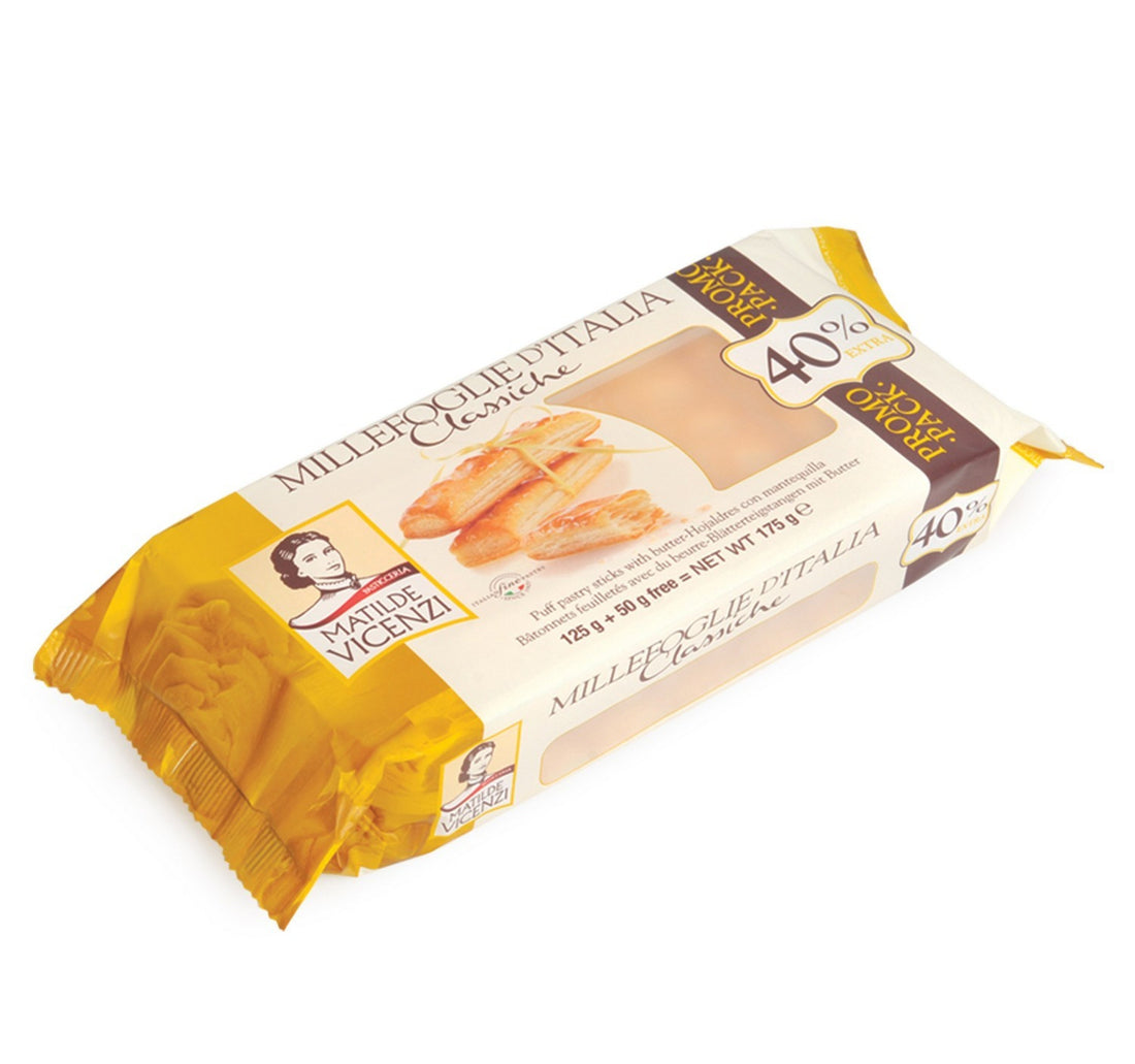 Matiled Vicenzi Millefoglie D'Italia Puff Pastry Sticks With Butter 125 g