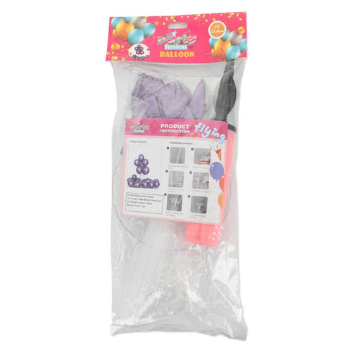 Party Fusion Metalic Balloon Prpl YK2213 16s
