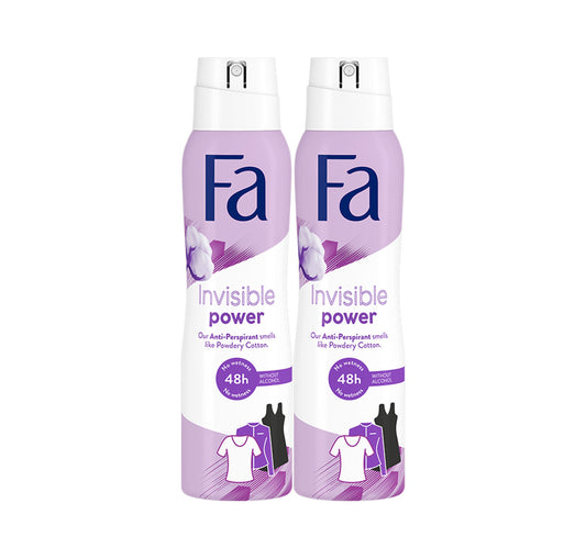 Fa Invisible Power Deodorant Spray Value Pack 2 x 150 ml