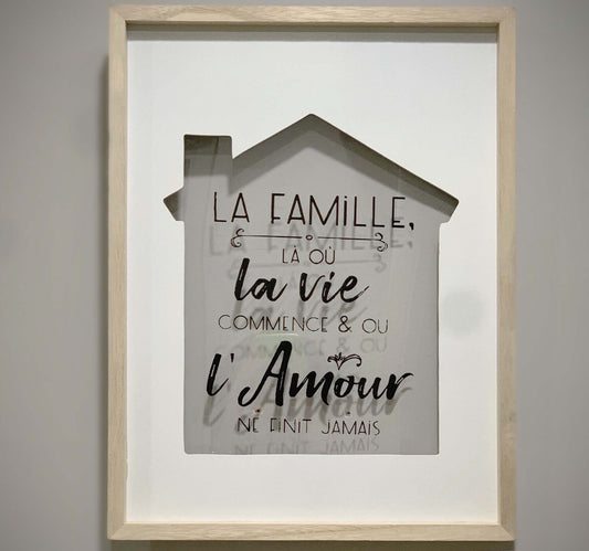 Maple Leaf Wooden Tabletop Picture Frame 40.5x30.5x2.3cm YX211-54B