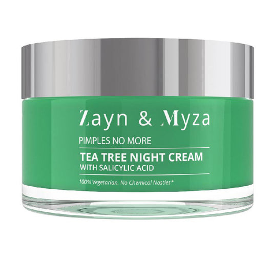 Zayn & Myza Tea Tree Night Cream with Salicylic Acid, Cream, 50 g