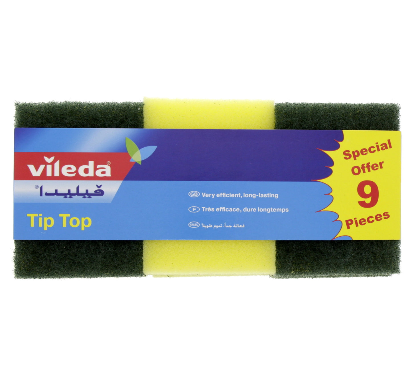 رأس إسفنجي من فيليدا، 9 قطع