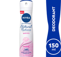 Nivea Natural Radiance Antiperspirant Spray for Women 150 ml