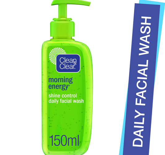 Clean & Clear Daily Facial Wash Morning Energy Shine Control 150 ml