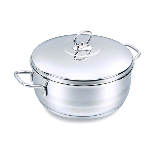 Korkmaz Astra Stainless Steel Casserole, 3.6 Ltr, 24x8 cm