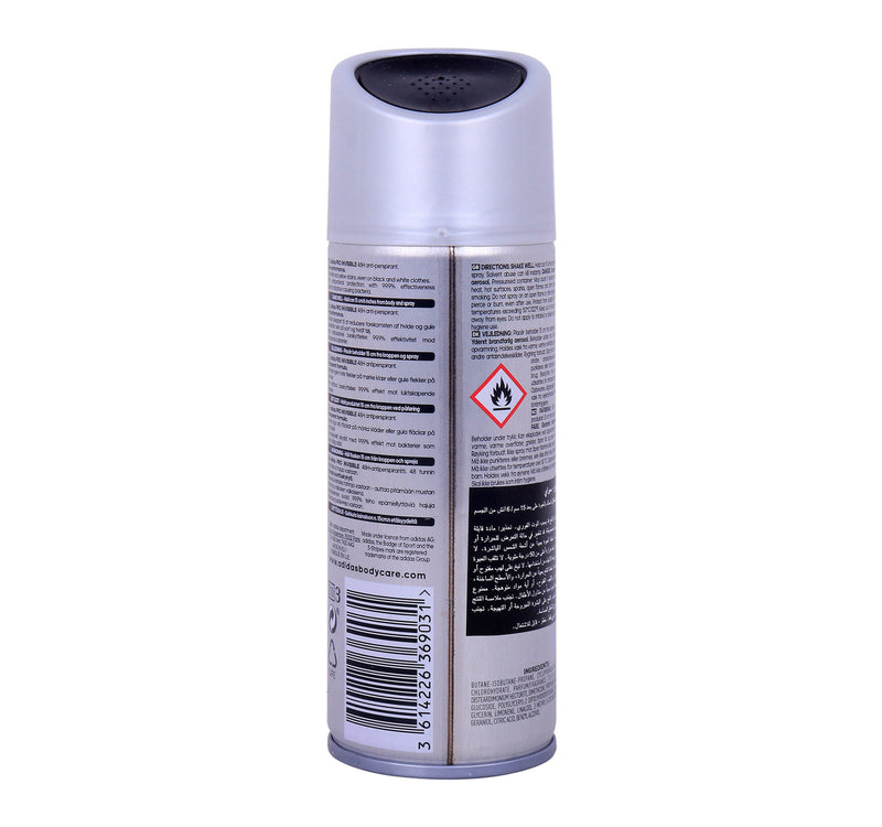 Adidas Pro Invisible Deo Spray Anti-Perspirant For Men 150 ml
