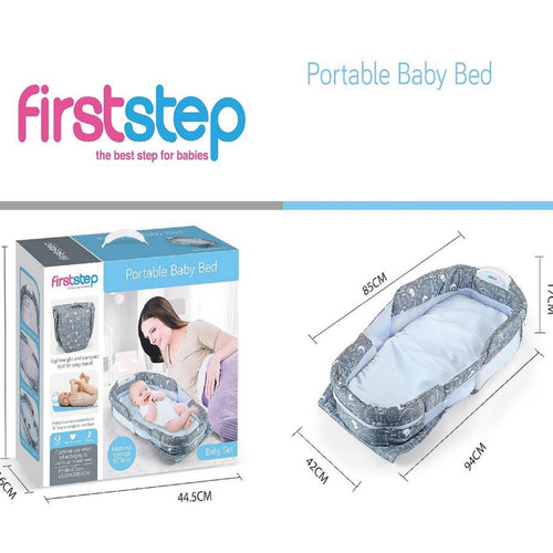 First Step Baby Travel Bed JDL555-10 Assorted Color
