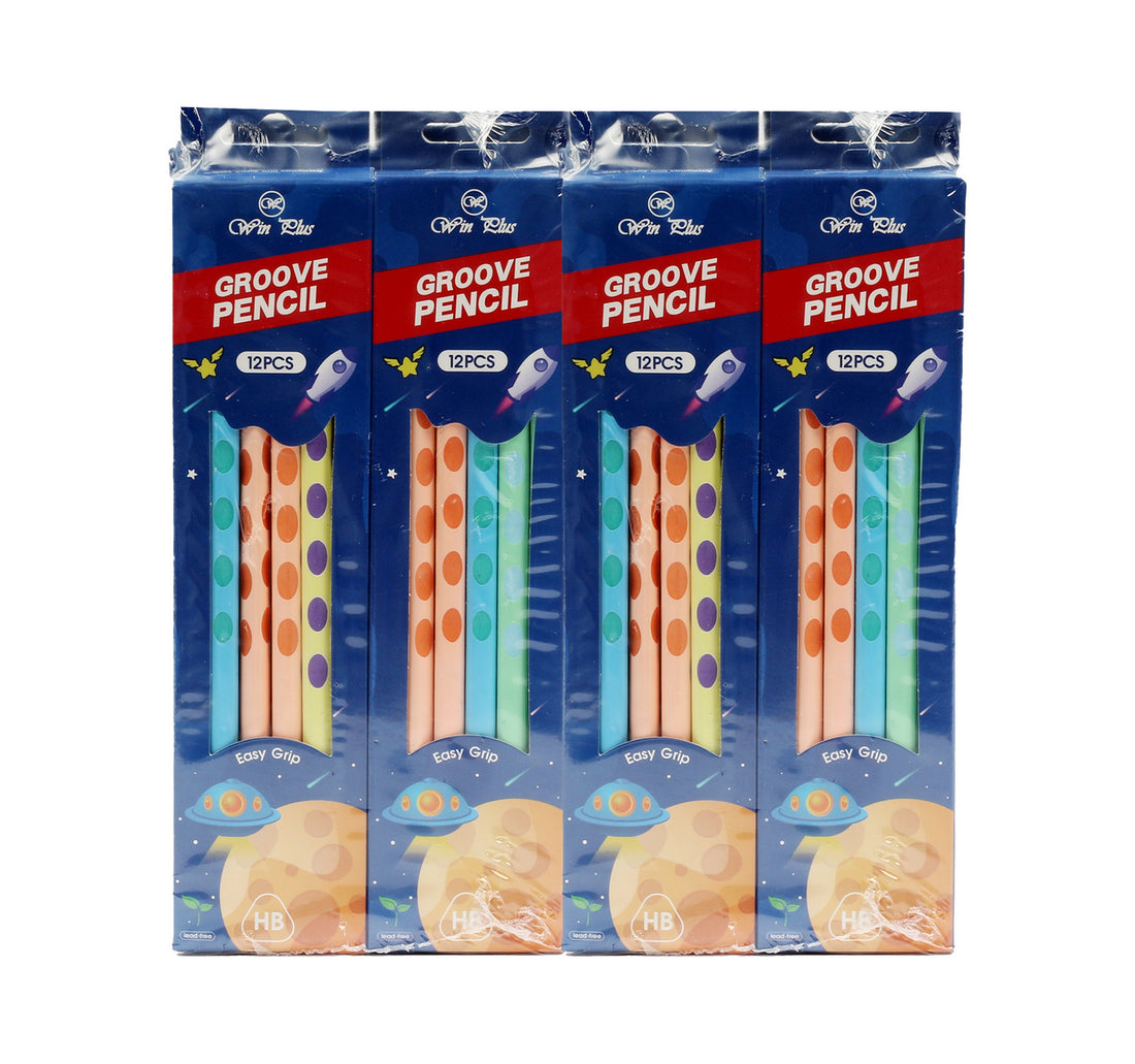 Win Plus HB Pencil WP24J03 4 x 12 pcs