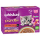 Whiskas Tasty Mix Junior Catfood Land & Sea Collection In Gravy From 2-12 Months 12 x 70 g