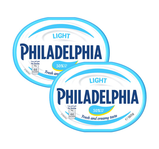 Philadelphia Light Cheese Spread Value Pack 2 x 180 g