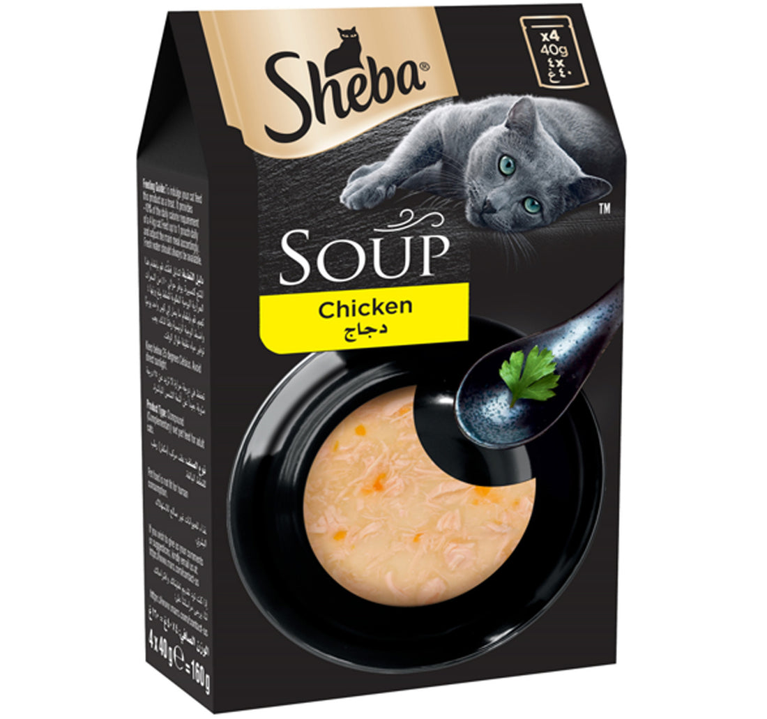 Sheba Cat Food Soup With Chicken 160 g