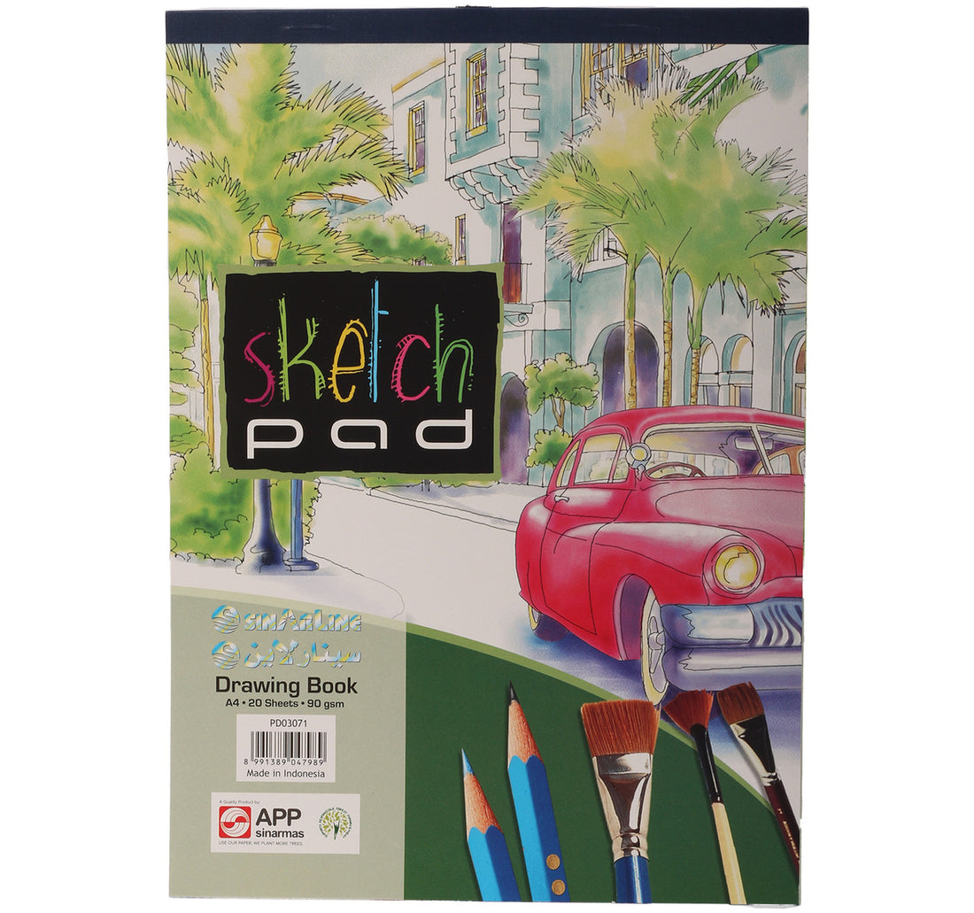 Sinarline Drawing Book A4 20 Sheets