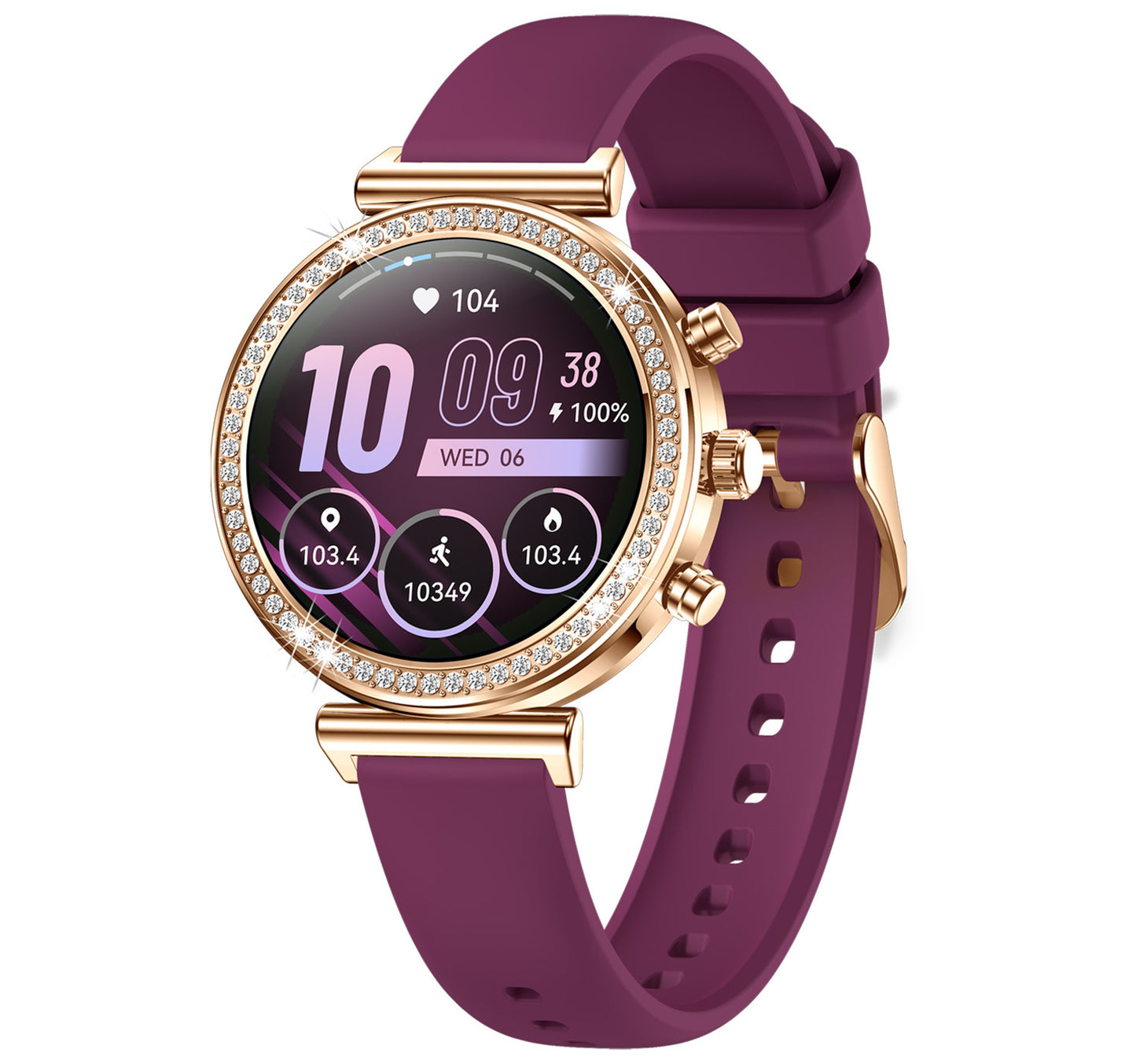 Heatz HW20 Smartwatch, 1.28 inches AMOLED Display, Assorted