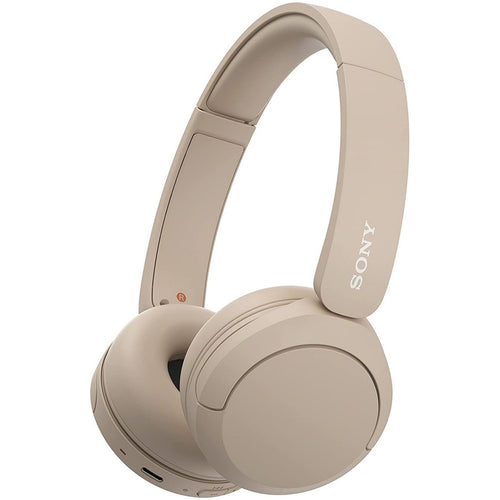 Sony Wireless Headphones with Microphone,Beige, WH-CH520