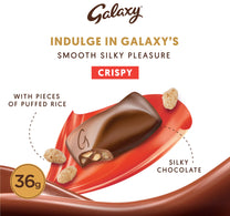 Galaxy Crispy Chocolate Bar 24 x 36 g