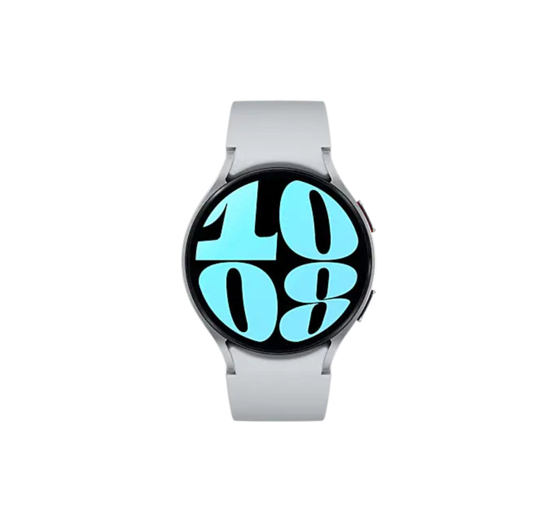 Samsung Galaxy Watch 6 LTE Smartwatch, 44 mm, Silver, SM-R945FZSAXSG