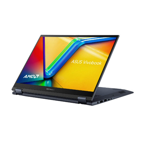 لابتوب أسوس فيفوبوك إس 14 فليب 2 في 1، 14 بوصة، معالج AMD Ryzen 5 7530U، ذاكرة وصول عشوائي (RAM) سعة 8 جيجابايت، قرص SSD سعة 512 جيجابايت، بطاقة رسومات AMD Radeon، نظام التشغيل ويندوز 11، أزرق هادئ، TN3402YA-LZ200W