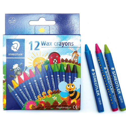 Staedtler Wax Crayons 12pcs 220NC12