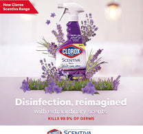 Clorox Scentiva Multi Surface Spray Cleaner Tuscan Lavender Bleach Free 500 ml