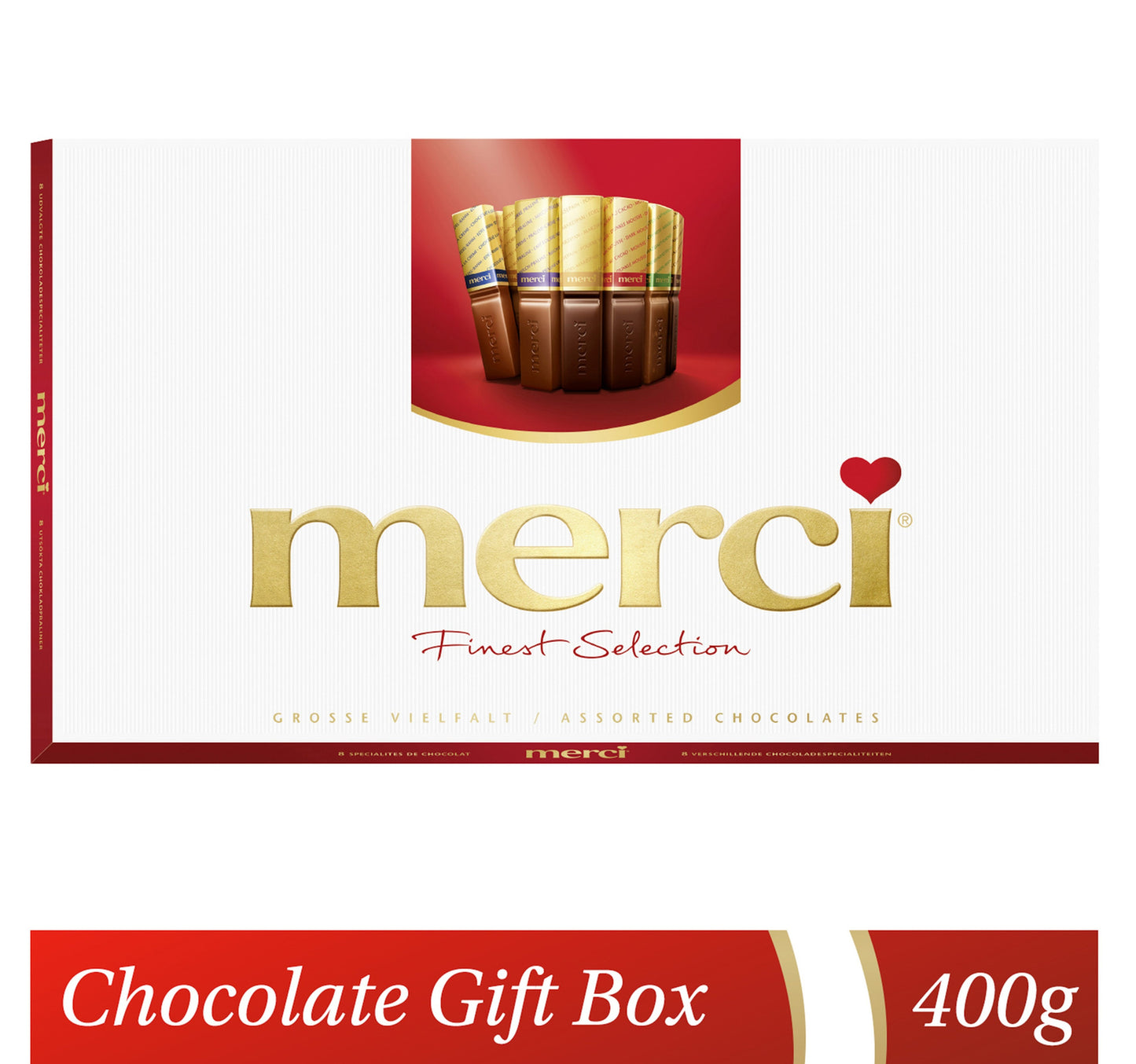 ميرسي أرقى تشكيلة من الشوكولاتة 400 غرام