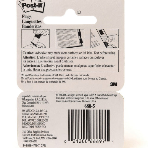 3M Post-it Flags & Markers- Yellow - 1inch x 1.7inch 50 Sheets