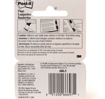 3M Post-it Flags & Markers- Yellow - 1inch x 1.7inch 50 Sheets