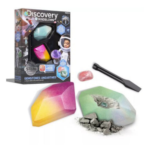 Discovery Toy Excavation Kit Mini Gemstone 2pc 1423004