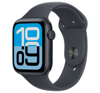 Apple Watch SE 3 GPS + Cellular Smartwatch, 44 mm Midnight Aluminium Case with Midnight Sport Band (M/L), MEPJ4AF/A