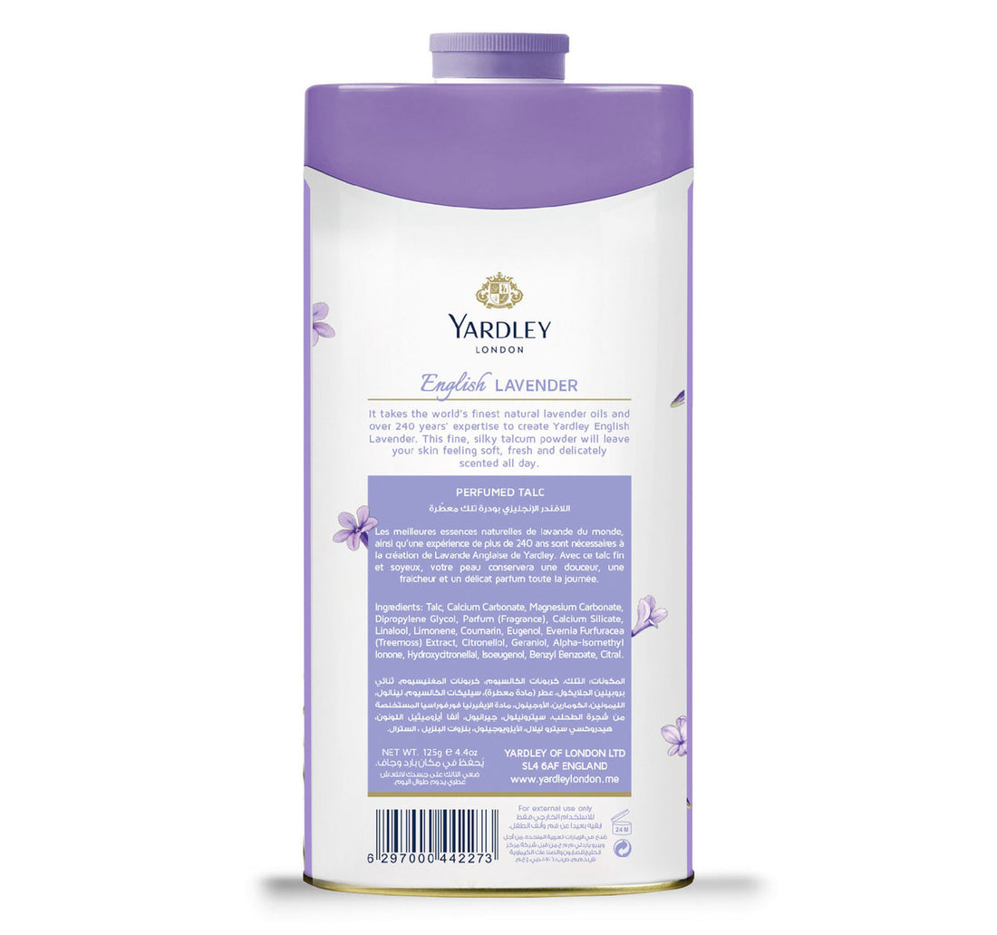 Yardley Perfumed Talc English Lavender 125 g