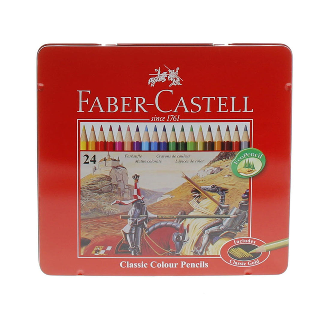 أقلام تلوين فابر كاستل 115825، 24 قلمًا