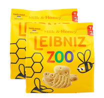 Bahlsen Leibniz Zoo Milk & Honey Biscuits Value Pack 2 x 100 g