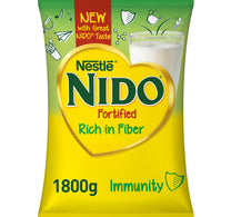 مسحوق حليب نستله نيدو المدعم الغني بالألياف 1.8 كجم