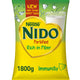 مسحوق حليب نستله نيدو المدعم الغني بالألياف 1.8 كجم