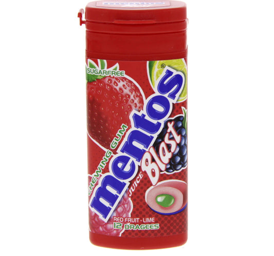 Mentos Red Fruit - Lime Sugar Free Chewing Gum 24 g
