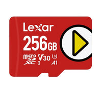 بطاقة ذاكرة Lexar PLAY UHS-I microSDXC سعة 256 جيجابايت (LMSPLAY)