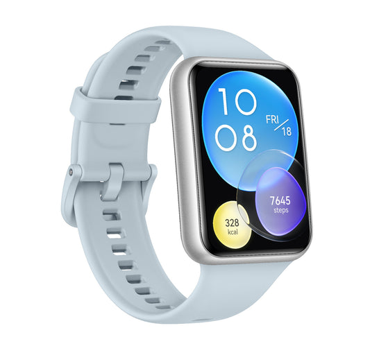 Huawei Watch Fit 2 Active Edition Smartwatch, Isle Blue