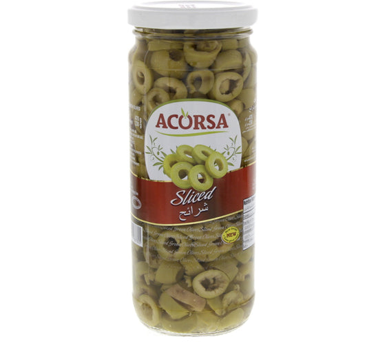 زيتون أخضر مقطع أكورسا 230 جم