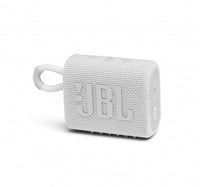 سماعات بلوتوث محمولة JBL GO 3 باللون الأبيض