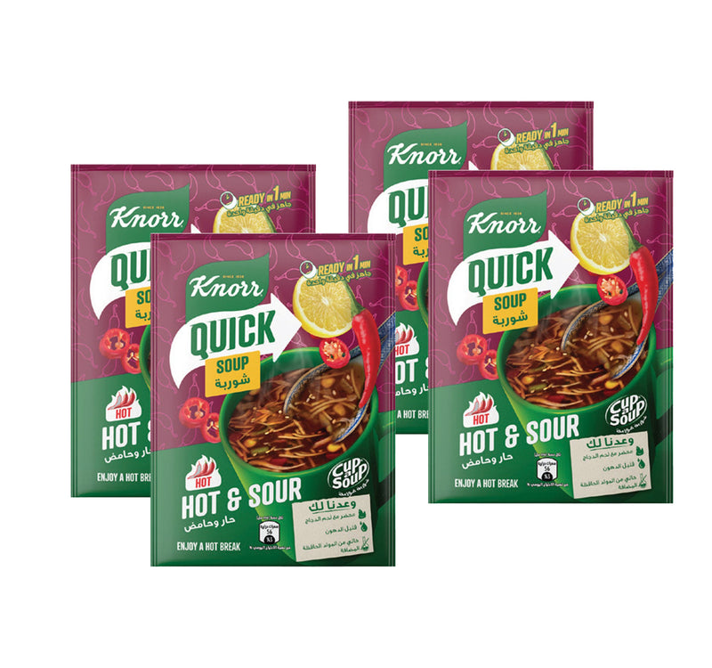 Knorr Quick Soup Hot & Sour 4 x 19 g