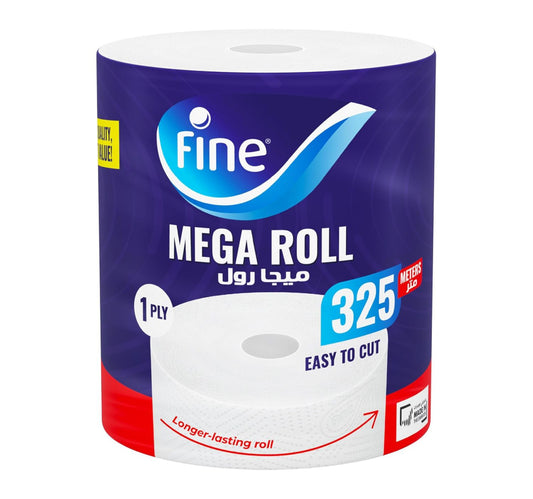 Fine Paper Towel Mega Roll 325m 1500 Sheets