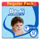 Sanita Bambi Baby Diaper Regular Pack Size 4+ Large Plus 10-18 kg 12 pcs