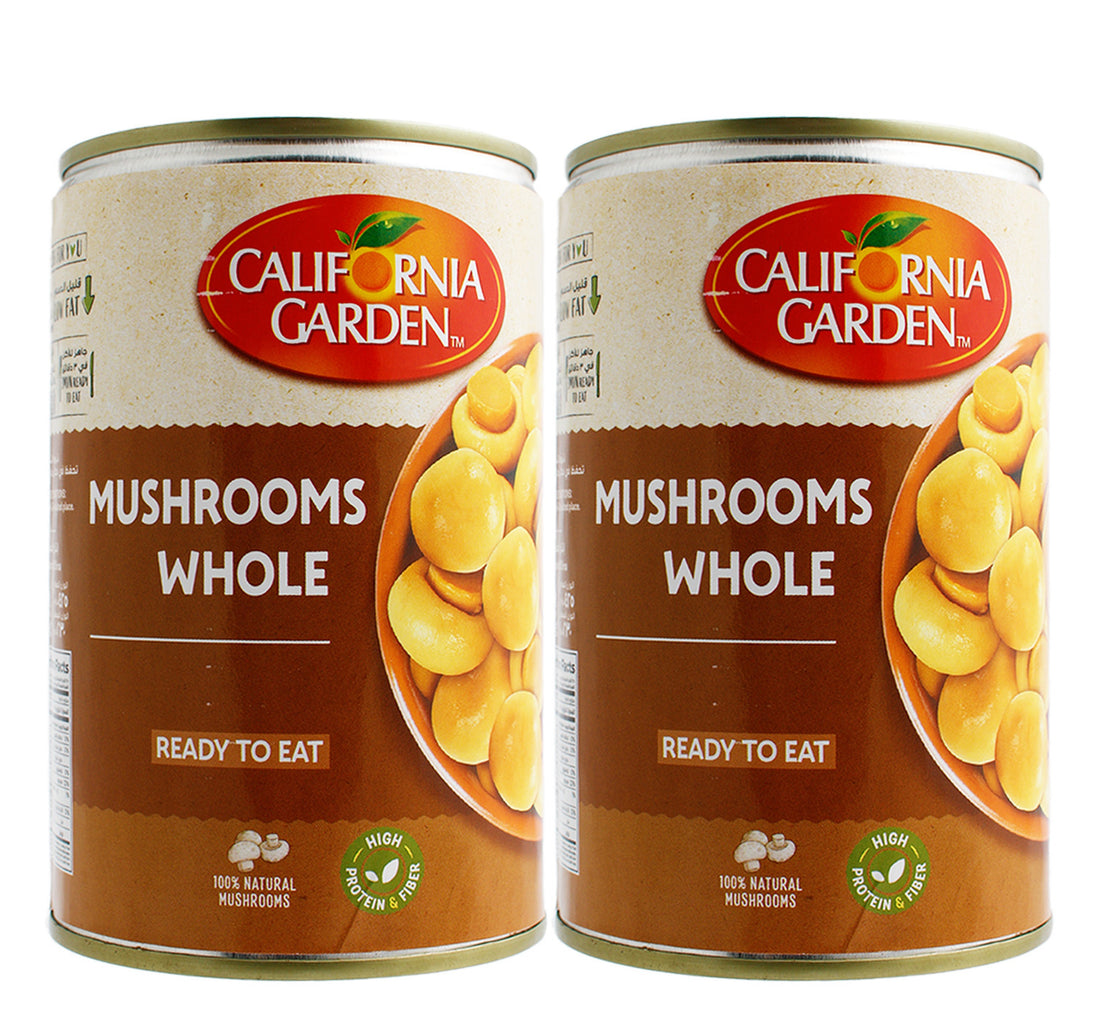 California Garden Whole Mushrooms Value Pack 2 x 425 g