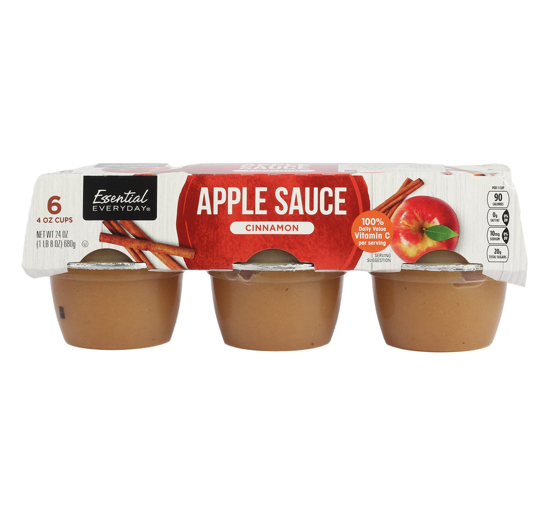 Essential Everyday Cinnamon Apple Sauce 6 pcs 680 g
