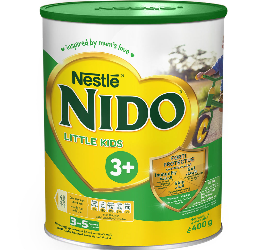 Nestle Nido Little Kids 3+ Growing Up Milk For Toddlers 3-5 Years 400 g