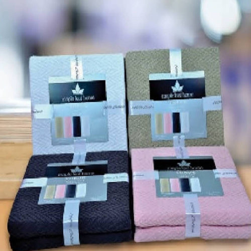 Maple Leaf Cotton Thermal Blanket 130x180cm Assorted Colors Per pc