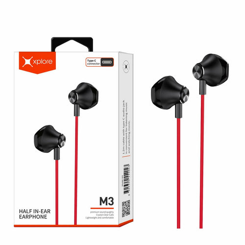 Xplore Type-C Half In-Ear Earphone with Microphone M3